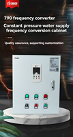 Armoire d'inversion VFD monophasée à fréquence variable et pression constante pour alimentation en eau, 1,5-22 kW, modèle 790