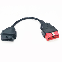 Großhandel Custom 30cm Durable Universal 12V/24V J1962 OBD OBD2 OBD II Verlängerung kabel von Stecker zu Buchse