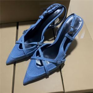 2026 Summer Pointed Toe Sexy <b>Heeled</b> Sandals Fashion Women's Party Dress Shoes High-quality Designer Women's <b>Heeled</b> Sandals Shoes - Product Image 3