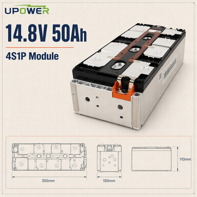 ULi 4S1P 6S1P 12S1P NMC Lithium Ion Battery Module 50Ah 92Ah Leaf Car Battery Pack High Performance Car Battery