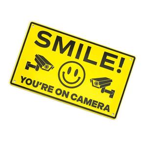 Hochwertiges, individuell gestaltetes gebürstetes Aluminium-Metallschild, selbstklebendes WC-Schild, Herren- und Damen-WC, Badezimmer-Videowarnschild - Product Image 2