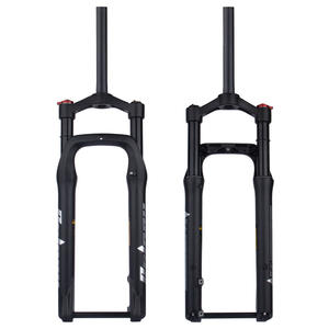 Fourche avant de vélo de neige Bolany 26 pouces, pneu large 4.0, axe traversant, suspension pneumatique 15x135mm - Product Image 5