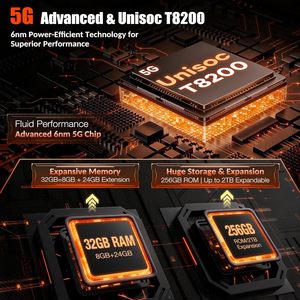 Tablet Resistente 5G con <span class=keywords><strong>Android</strong></span> 15, Pantalla 2K de 11 Pulgadas, Tablet Impermeable <span class=keywords><strong>para</strong></span> Exteriores, Gemini AI/IP68/5G LTE/WiFi/Face ID/OTG/GPS/Linterna <span class=keywords><strong>para</strong></span> Camping - Product Image 2