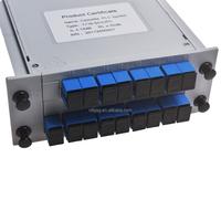 Kaset Desain Industri tipe 1*16 SC UPC PLC pemisah serat optik