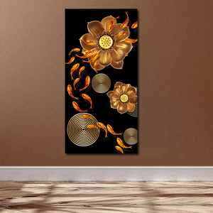 Arte della parete astratta animale oro <span class=keywords><strong>cervi</strong></span> stampa pittura su tela e stampe moderne immagini di lusso per la decorazione della casa - Product Image 3
