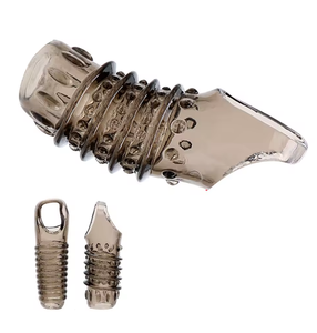 Anillos para Pene de Silicona Reutilizables para Hombre, Retrasan la Eyaculación, Mayor Fricción, Fundas para Pene con Vibración, Funcionan con Batería - Product Image 1