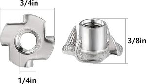 น็อตปีกสแตนเลส 304 เกลียวเมตริก M12  แบบเรียบ  ระดับ 8.8 - Product Image 3