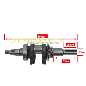 Albero <span class=keywords><strong>motore</strong></span> in acciaio a quattro tempi con puleggia a chiavetta piatta e albero conico scanalato <span class=keywords><strong>per</strong></span> motori di macchine edili (168F, 170F, 177F, 188F, 190F) - Product Image 4