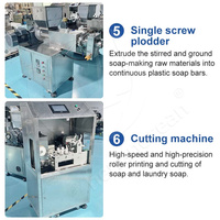 ORME Machine de fabrication de savon de salle de bain moins chère Petite mini machine à savon solide sous vide Plodder Ligne complète