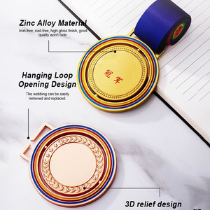 Medalla Giratoria con Logotipo Esmaltado, Trofeos y Medallas Personalizadas, Medalla de Metal de Aleación de Zinc Giratoria o Rotatoria, Recuerdos - Product Image 2