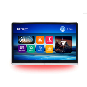 11.6 ''14 ''xoay hỗ trợ 4K xe trở lại chỗ ngồi Android 13 taxi quảng cáo Wifi gương liên kết tựa đầu màn hình USB Stereo - Product Image 1