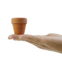 Petits pots en terre cuite de 1,7 pouces, pots en céramique, pots à fleurs, pots de pépinière, pots en terre cuite pour cactus