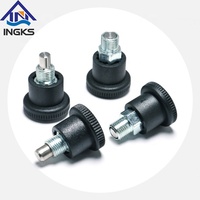 Goupille de retenue à ressort en acier au carbone M8 M10 avec position de repos, mini goupille d'indexage de sécurité de type C