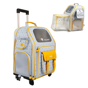<span class=keywords><strong>Zaino</strong></span> Trasportino 2-in-1 Espandibile in Nylon per Animali Domestici con Ruote, Chiusura a Cerniera, Traspirante, Grande Capacità, OEM ODM per <span class=keywords><strong>Cani</strong></span> e Gatti - Product Image 1