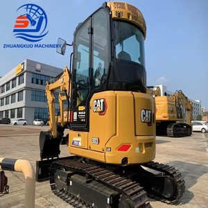 Miniexcavadora CAT 303 de 3 toneladas de peso operativo con cucharón de excavación de 0.12m³ de capacidad, excavadora de cadenas usada en venta - Product Image 1