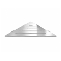 Étagère d'angle murale triangulaire moderne en acier inoxydable pour salle de bain, support de rangement mural pour douche