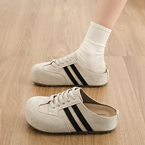 Mules à enfiler pour femmes à semelle épaisse et embout renforcé, printemps-été, chaussures d'entraînement à enfiler avec rehaussement <span class=keywords><strong>de</strong></span> hauteur - Product Image 5