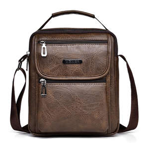 <b>Leather</b> <b>Backpack</b> Wallet for <b>Men</b> and Women Fashion Multi-purpose Design Handbag <b>Men</b> and Women Shoulder Bag Travel <b>Backpack</b> Brown - Product Image 6