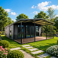 Maison Modulaire Préfabriquée de Haute Qualité, Conteneur Extensible 20/30/40 pieds, Appartement Annexe, Casa Contenedor, Hôtel, Atelier