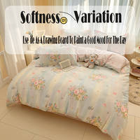 Ensemble de literie en coton de luxe à motif géométrique rustique Ensemble imprimé pour lit double 6 pièces