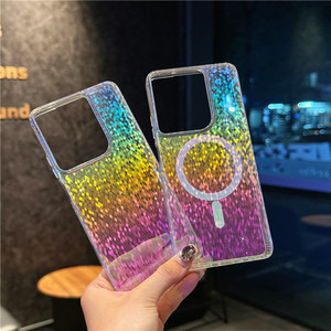 เคสโทรศัพท์ลายขนนกไล่เฉดสีเลเซอร์สำหรับ iPhone 16 Pro Max สำหรับผู้หญิง ป้องกันกล้องแบบหนา แข็งแรง ทนทาน - Product Image 5