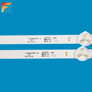 Barre LED di ricambio da 43 pollici per <span class=keywords><strong>TV</strong></span> LED, 17DLB43VER-A 17DLB43VER-B, in alluminio, 1472 mm, 3V, per Smart <span class=keywords><strong>TV</strong></span> <span class=keywords><strong>Vestel</strong></span> VES430QNDS - Product Image 3