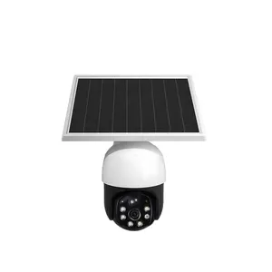 Acesee Solar Cctv Camera Met 4G Human Tracking Full Color Nachtzicht Zonnebatterij Aangedreven Draadloze 4G Sim Kaart Ip Ptz Cam