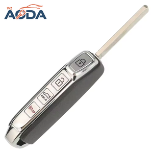 Coque de clé de voiture intelligente de haute qualité à 3 boutons, coque de clé universelle pour clé de voiture Kia - Product Image 5