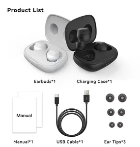 Earphone TWS nirkabel level tinggi, earbud Bluetooth nirkabel musik level tinggi