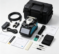 Signal Fire AI-8C Six Motors Fiber Fusion Splicer 5 Inch LCD Screen FTTH Single Multimode Fiber Splicing Machine Fast 6s