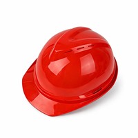 Casque de sécurité respirant en forme de V certifié ANSI, construction en ABS conforme à la norme ANSI Z89.1, système de ventilation réglable, anti-impact