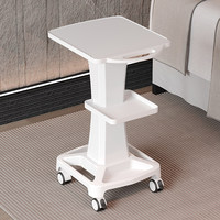 Chariot de Salon Multi-Niveaux SHILU avec Roues et Rangement, Chariot de Service pour Salon de Beauté, Salon de Coiffure et Spa