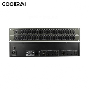 Equipo de sonido profesional Dual 31-Band Audio Graphic <span class=keywords><strong>Equalizer</strong></span> <span class=keywords><strong>1</strong></span>/3-Octave Constant Q Frecuencia Band 231 Oferta de descuento Metal - Product Image 1