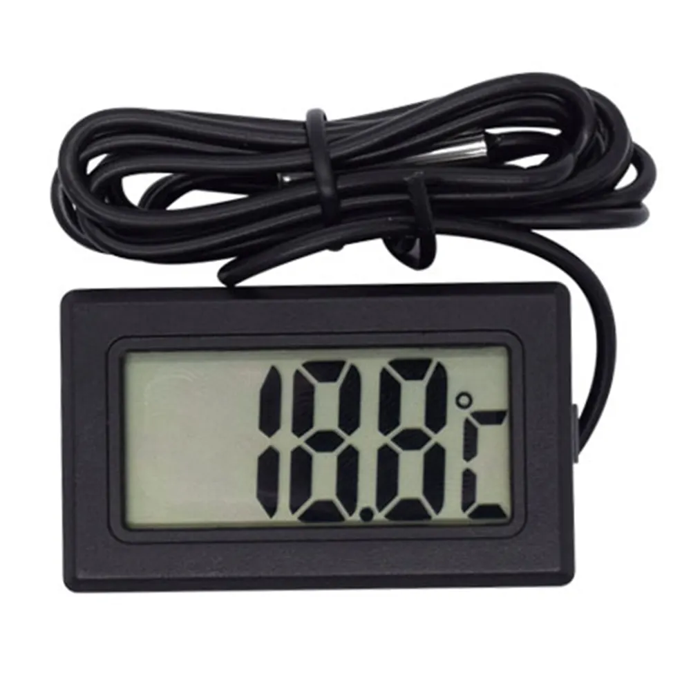 Digital Water Heater Thermometer Meter Metal Probe Sensor Temperature Meter