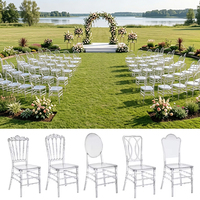 Chaises de salle à manger Chiavari pour enfants en gros, portables, empilables, en résine acrylique, pour fêtes, hôtels, événements scolaires et location