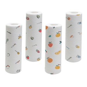 Chiffon de nettoyage de cuisine jetable, lavable, écologique, 1 pli, en pâte de bois et PP, haute absorption, pour usage intensif, vente en gros directe usine - Product Image 1