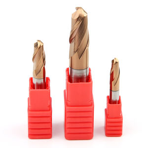 مطحنة نهاية الأنف الكروية ذات القطر الصغير من الكربيد HRC 55 ، 2 فلوت 6 ، 4 مطحنة نهاية الأنف القياسية - Product Image 1