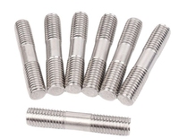 Vis à double filetage en acier inoxydable 304/316, goujon DIN835, tige filetée double extrémité, goujon SS 304