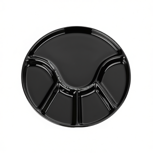 Juego de 6 piezas de cerámica negra Fondueteller Anneli para servir queso - Product Image 2