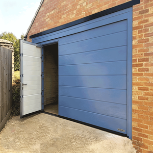 Porte de garage sectionnelle automatique en verre avec cadre en aluminium, porte à vue complète pour villa moderne de luxe, insonorisée, haute qualité, CE - Product Image 2
