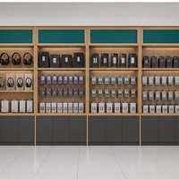 Muebles de Diseño Interior para Tienda de Celulares, Exhibidores de Pared para Teléfonos Móviles, Estantes para Accesorios de Telefonía