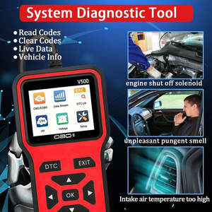 Elektroauto OBD2 Scanner Diagnose code leser Englisches Motorfehler-Diagnose tool mit 12 Monaten Garantie - Product Image 4
