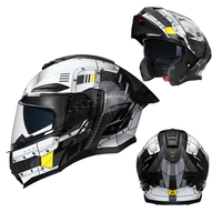 Casque modulaire nouvelle génération directement de l'usine - 3C&DOT, double visière, prêt pour le Bluetooth, garantie de 12 mois