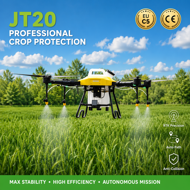 Drone Agriculture Drone Sprayer EU C5 Compliance Professional Smart Field Protection Mission Industrial Scale Tech Support
