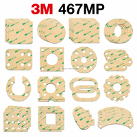 Ruban adhésif graphique 3M 467MP pour étiquettes, plaques signalétiques, montage de panneaux décoratifs, transparent, sans support, double face