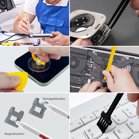Kit d'outils de tournevis électrique de précision sans fil SURPRISE, batterie rechargeable, poignée en plastique magnétique, bricolage, travail de qualité