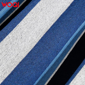 WOQI-<span class=keywords><strong>Hamac</strong></span> portable rayé pour le camping et la randonnée avec sac et équipement de levage en bois pour les voyages et la suspension - Product Image 5