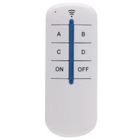 Sistema de Hogar Inteligente de 220V, Interruptor de Control Remoto Inalámbrico Inteligente para Iluminación, Rango de 30m~100m, 10A, 4 Canales