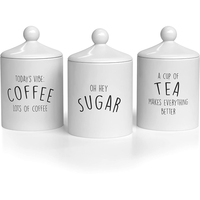 OEM OMD Nouvelle mode, pot en céramique blanc de qualité alimentaire avec couvercle, logo personnalisé, pot à thé, café, sucre en céramique pour la cuisine