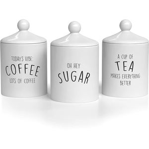OEM OMD 2024 a basso prezzo per uso alimentare cucina bianco contenitore <span class=keywords><strong>in</strong></span> <span class=keywords><strong>ceramica</strong></span> con coperchio set logo personalizzato contenitore <span class=keywords><strong>in</strong></span> <span class=keywords><strong>ceramica</strong></span> tè caffè zucchero - Product Image 5